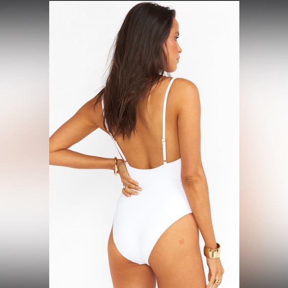 Show Me Your Mumu White One-Piece “Wife of the Party” size small - Picture 7 of 10